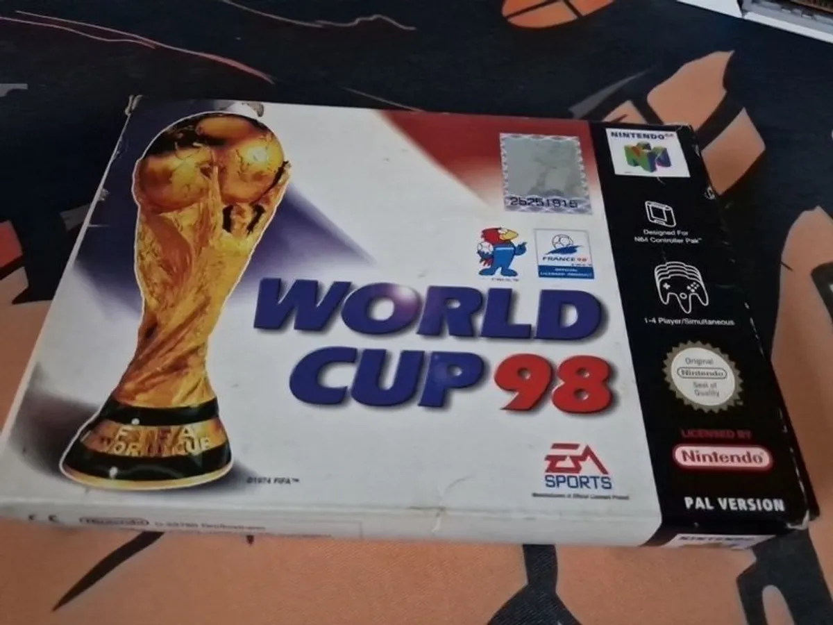 World Cup 98 1998 Nintendo 64 N64 Games Original - Image 3