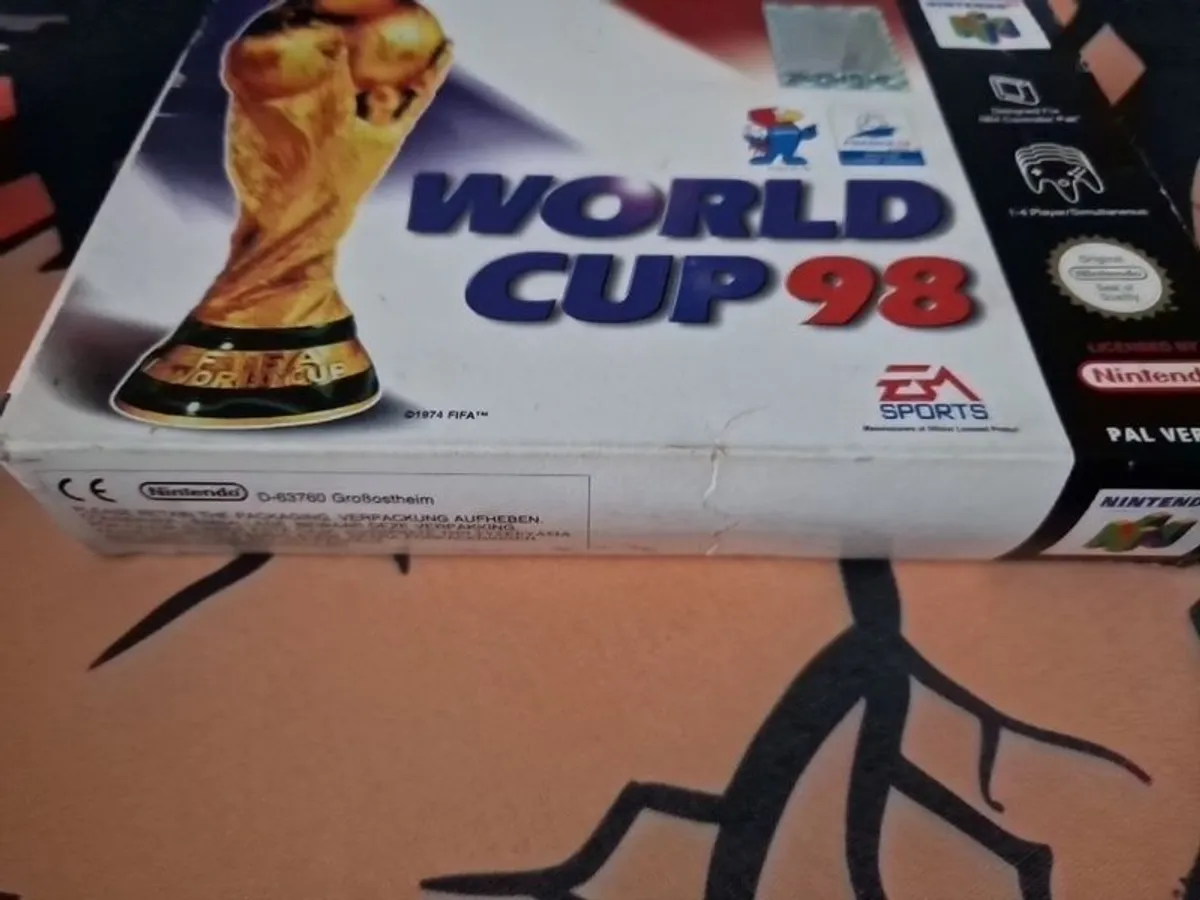 World Cup 98 1998 Nintendo 64 N64 Games Original - Image 4