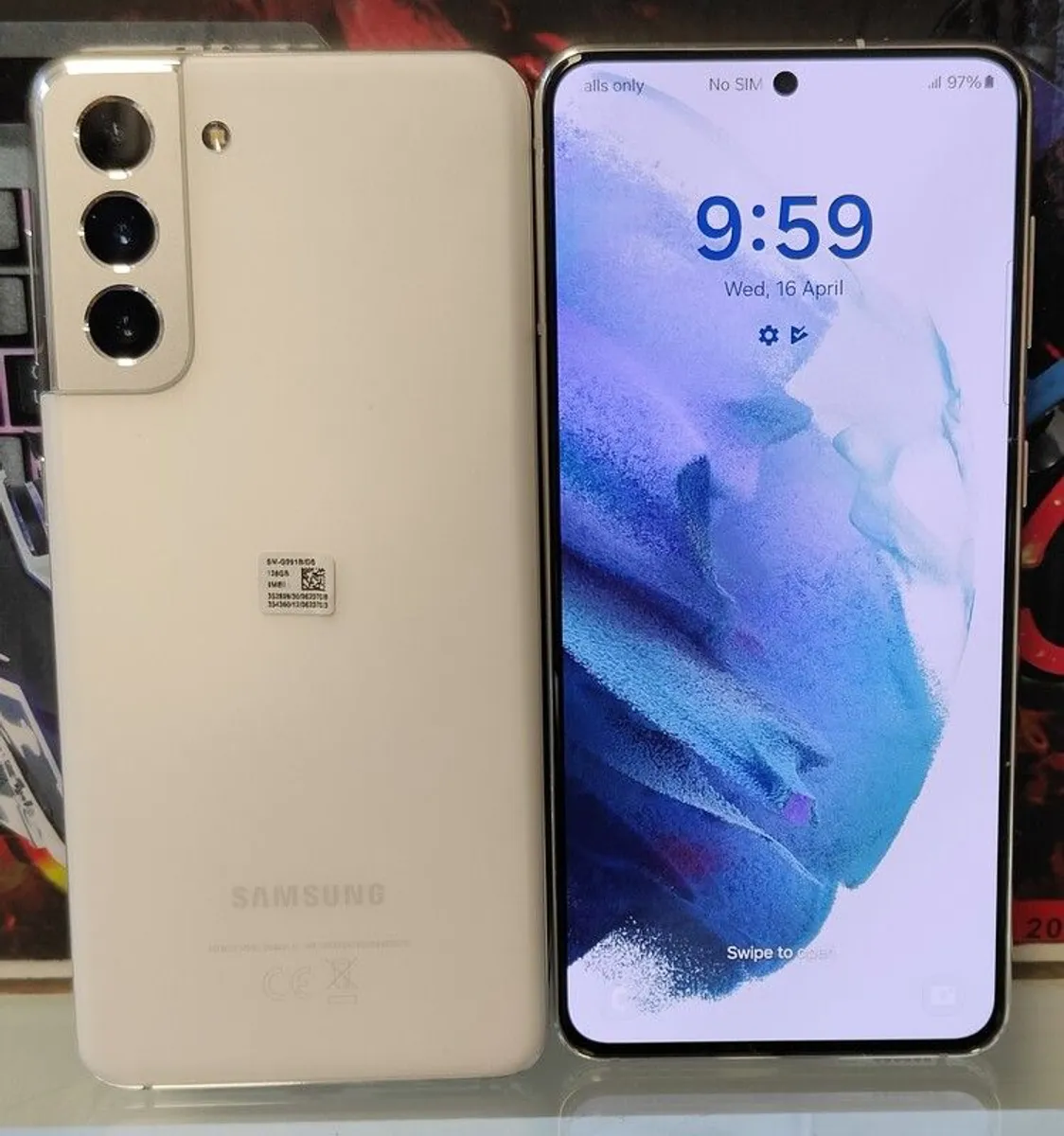 Samsung S21 5G 128GB/ 8GB RAM Dual Sim Unlocked Phantom White - Image 2