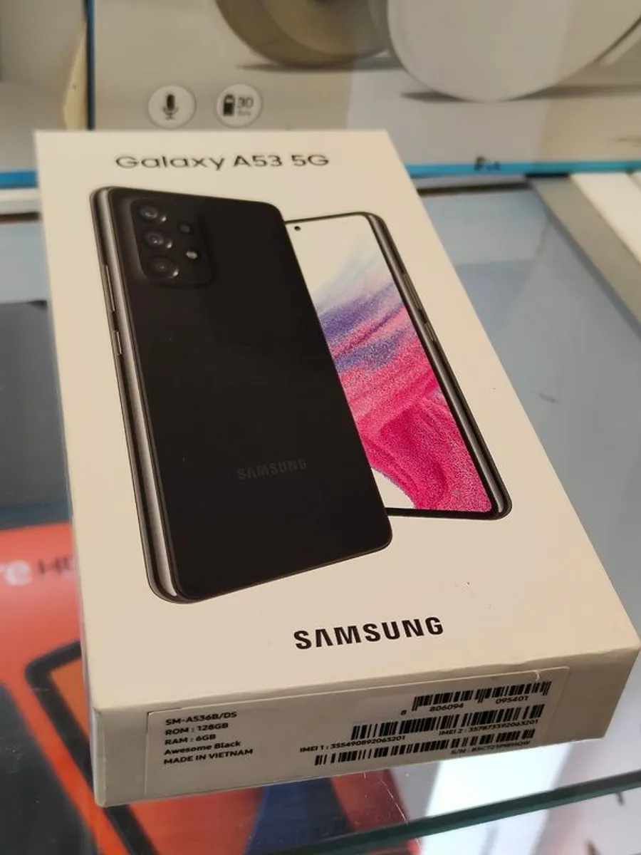 Samsung Galaxy A53 5G (Awesome Graphite, 6GB, 128GB) Dual Sim Unlocked Brand New - Image 3