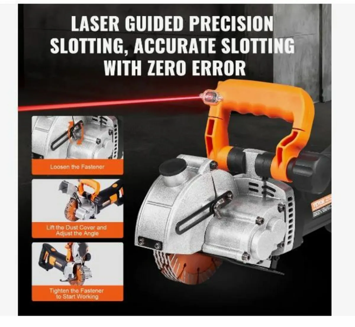 Electric Wall Chaser, Wall Groove Cutting Machine - Image 3