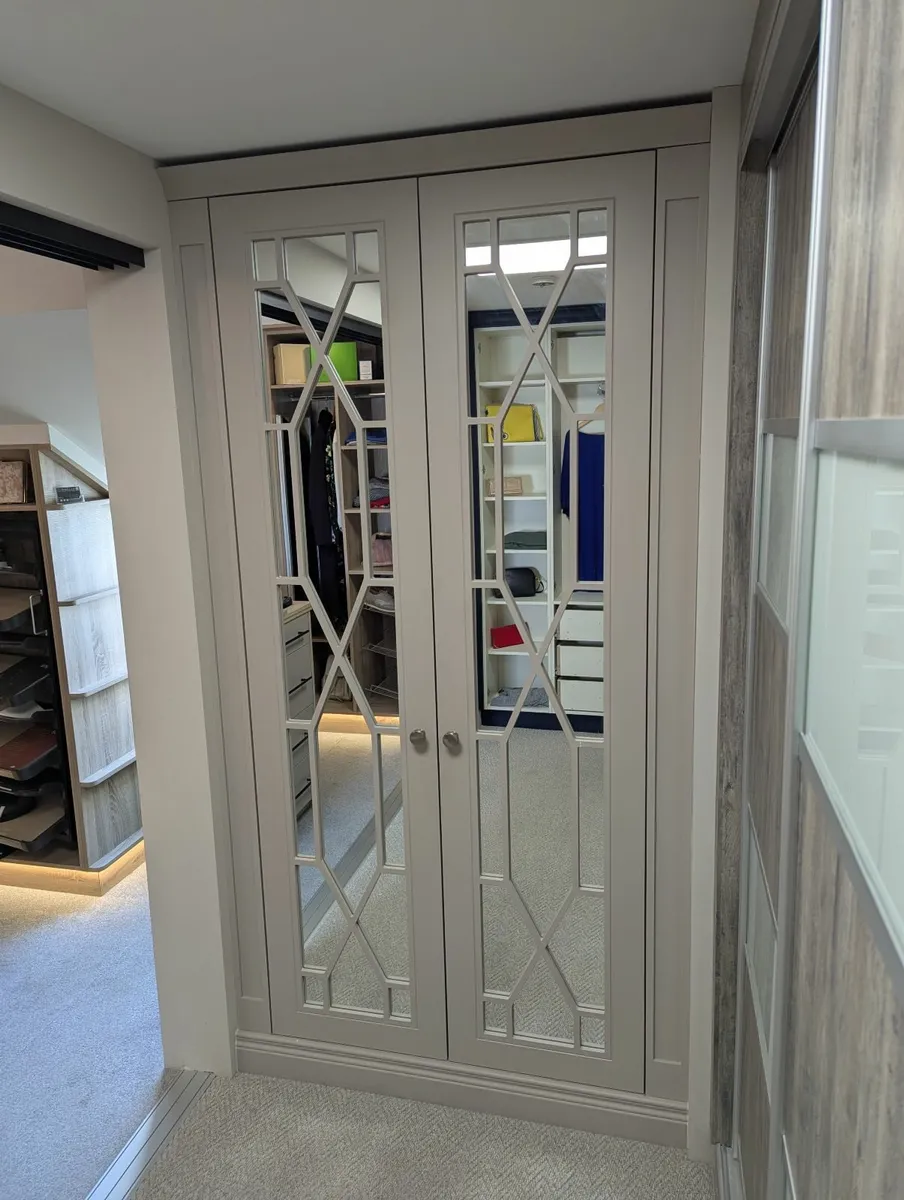 Ex-Display Mirrored Wardrobe - Image 1