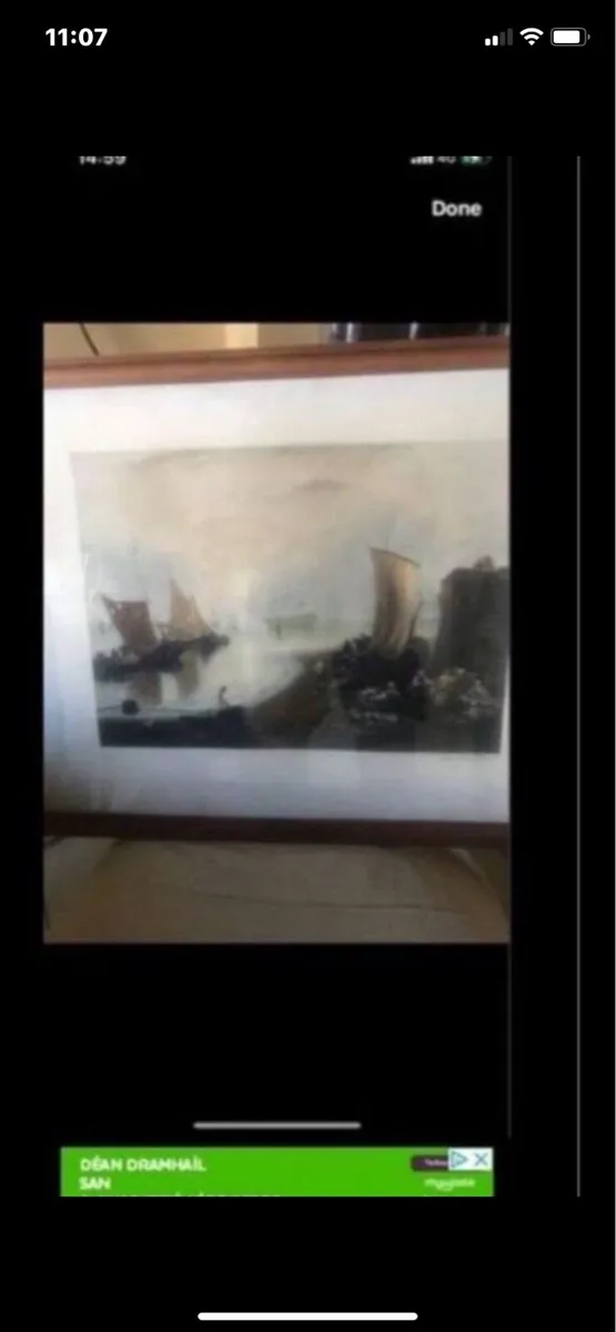 Signed John Cotter Webb Print - Image 1