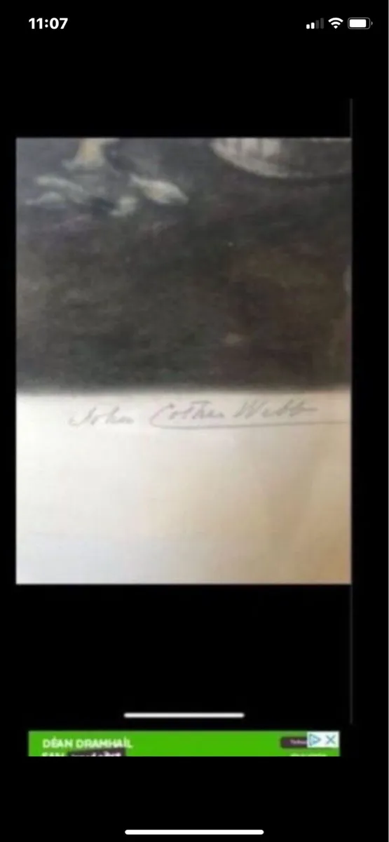 Signed John Cotter Webb Print - Image 4