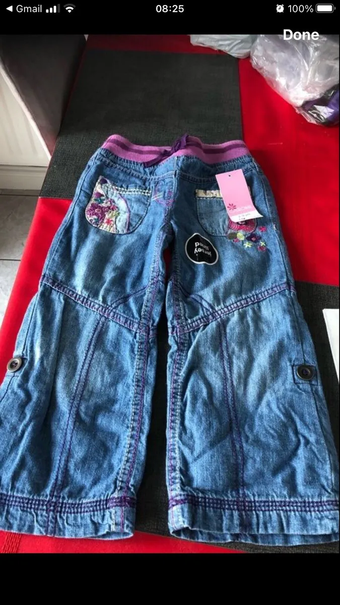 Girls BNWT jeans 2/3 €6 - Image 1
