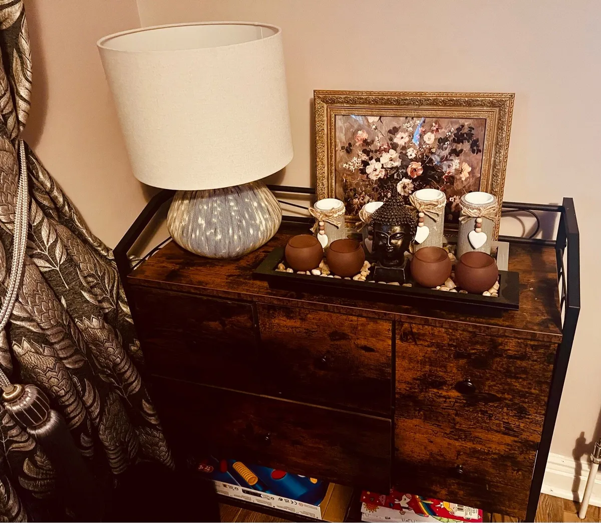 3 beautiful wood effect sideboards - Image 1