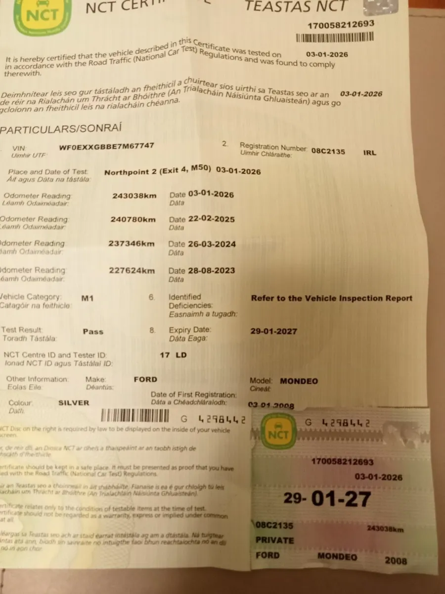 Ford Mondeo 2008 - Image 1