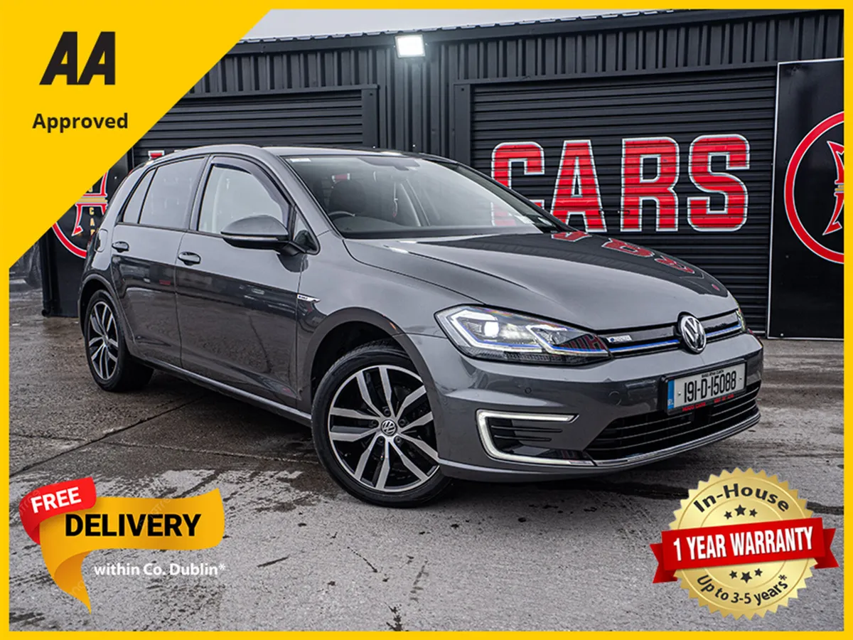 2019 VW E-Golf/High spec/Irish/1yr warranty - Image 1