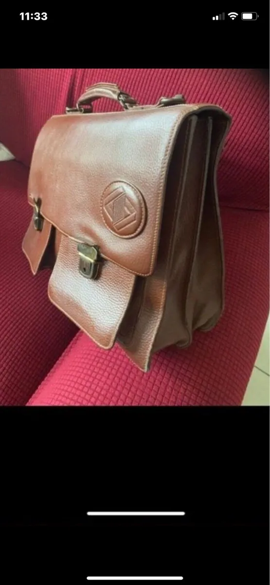 Leather Laptop Bag/ Satchel/ Briefcase - Image 4