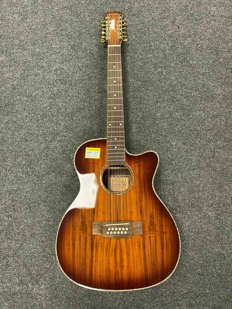 *NEW* Freshman 12-String Acoustic Guitar With Case - Image 4
