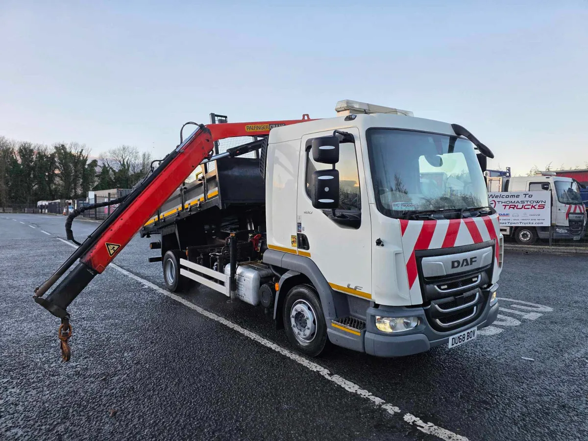 2018 Daf LF180 10 ton insulated steel tipper - Image 1