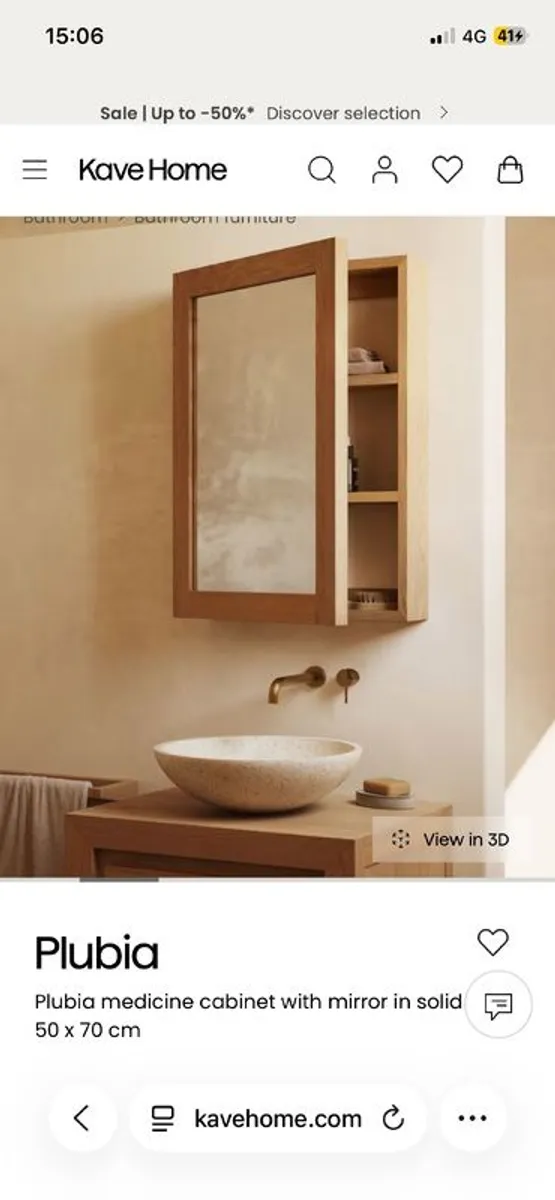 Bathroom medicine cabinet - Image 1