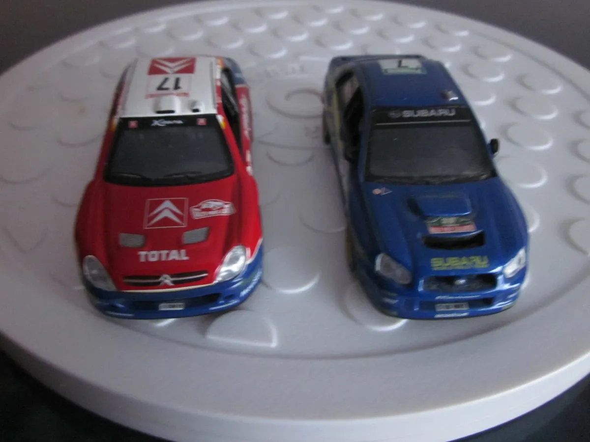 Two WRC Toy Rally Cars - Image 1