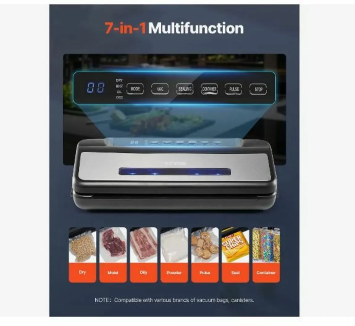 Vacuum Sealer Machine, 80Kpa 120W - Image 3