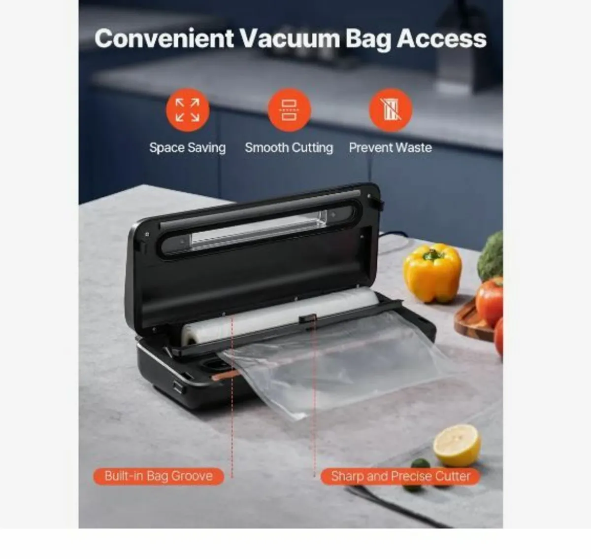 Vacuum Sealer Machine, 80Kpa 120W - Image 4