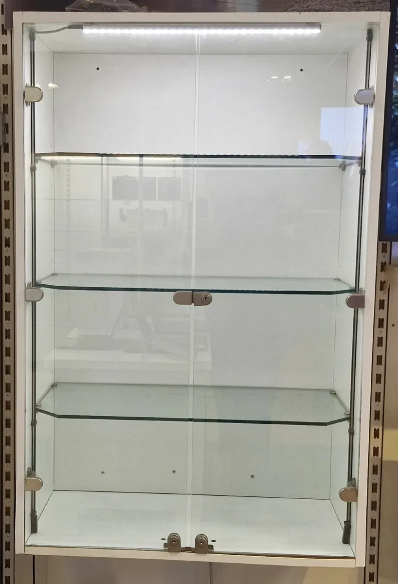 Retail Lockable Glass Display Cabinet - Image 2