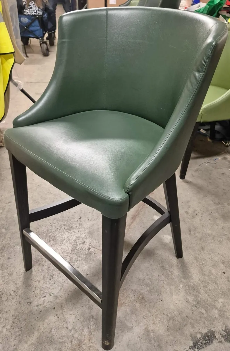 HIGH STOOLS QUALITY LEATHER ITALIAN - Image 2