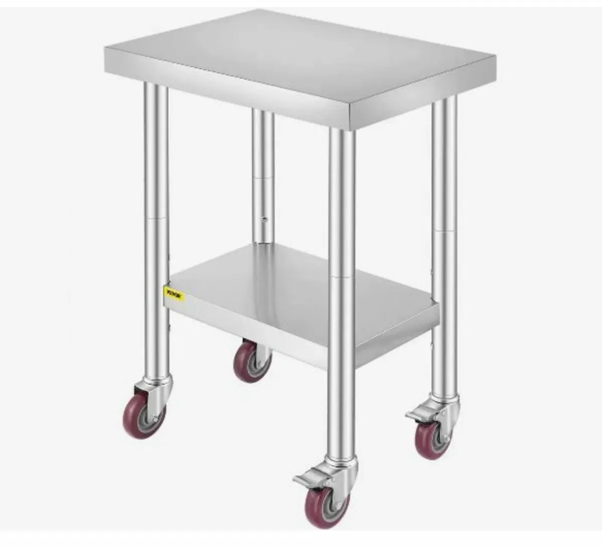 Stainless Steel Work Table 24 x 18 x 34 Inch - Image 1