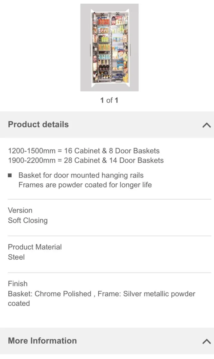 Chef's Pantry (new) stainless steel - Image 2