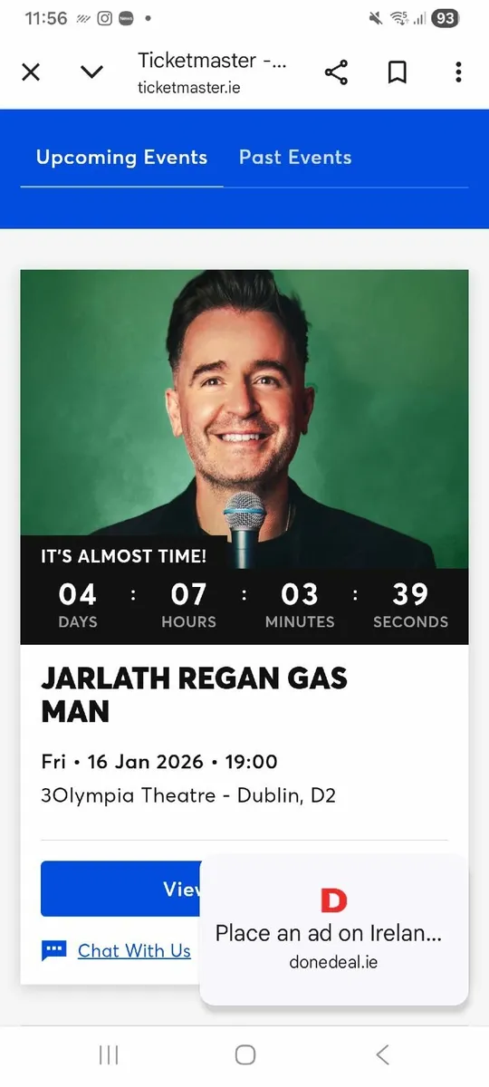 2 Jarlath Regan tickets