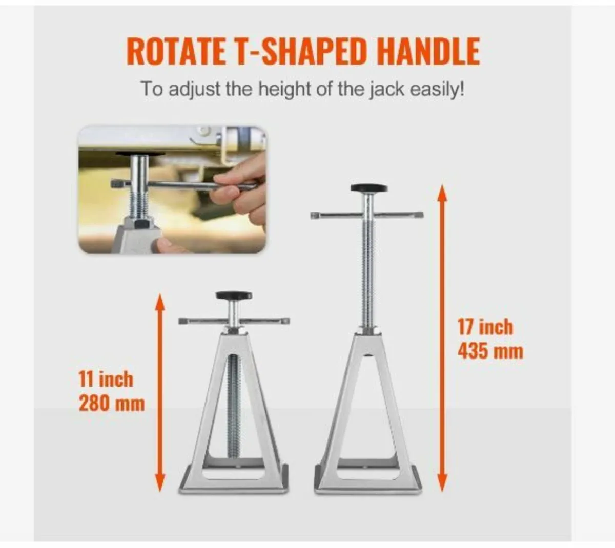 RV Stabilizer Jacks, 4 Pack Aluminum - Image 4