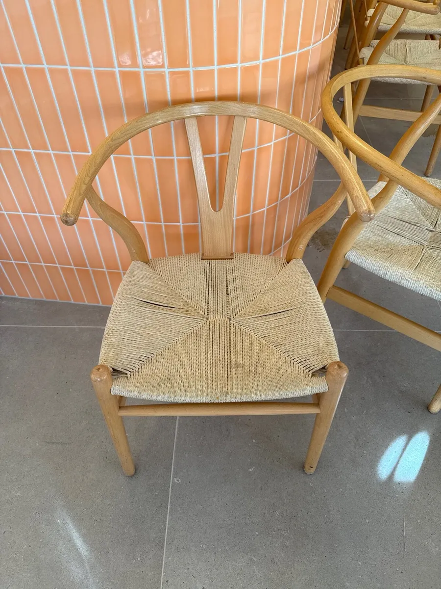Wishbone chairs x 4