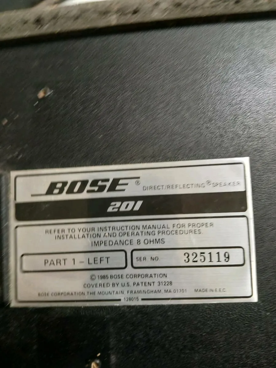 BOSE  201 speakers - Image 4