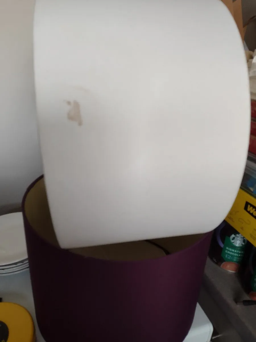 Large white lamp shade - Image 3