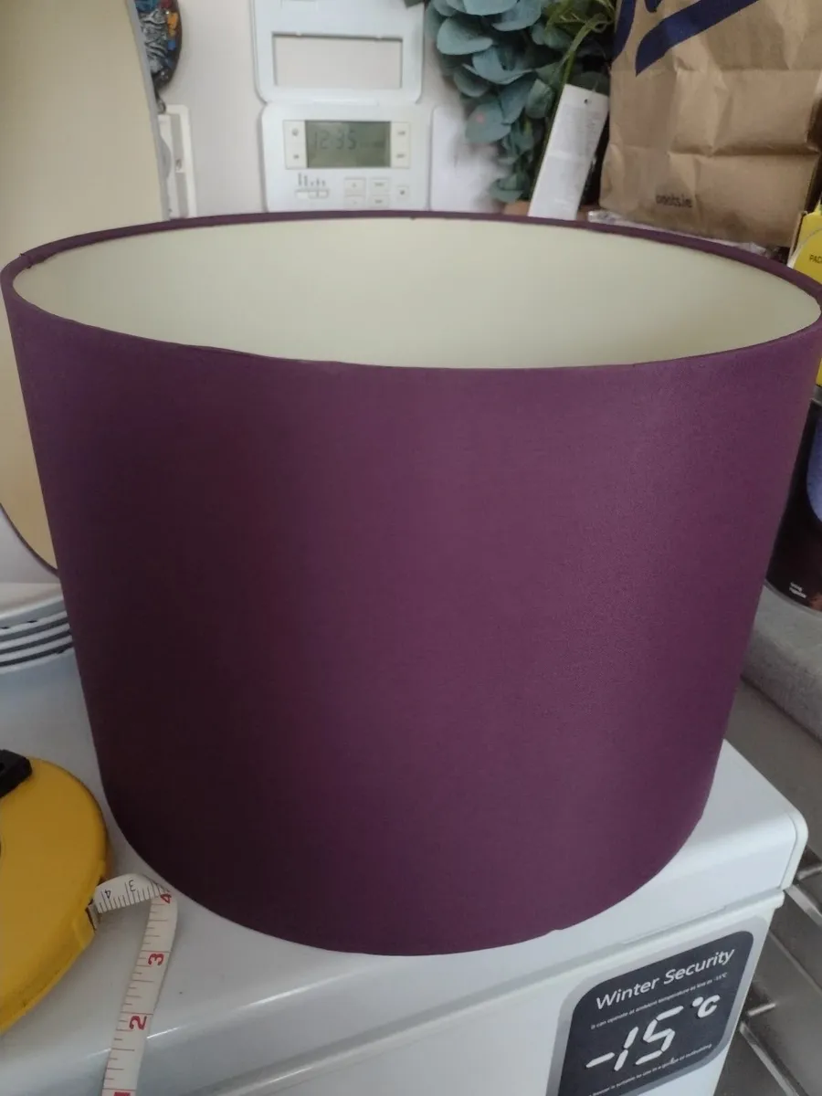 Large purple lamp/ceiling shade - Image 1