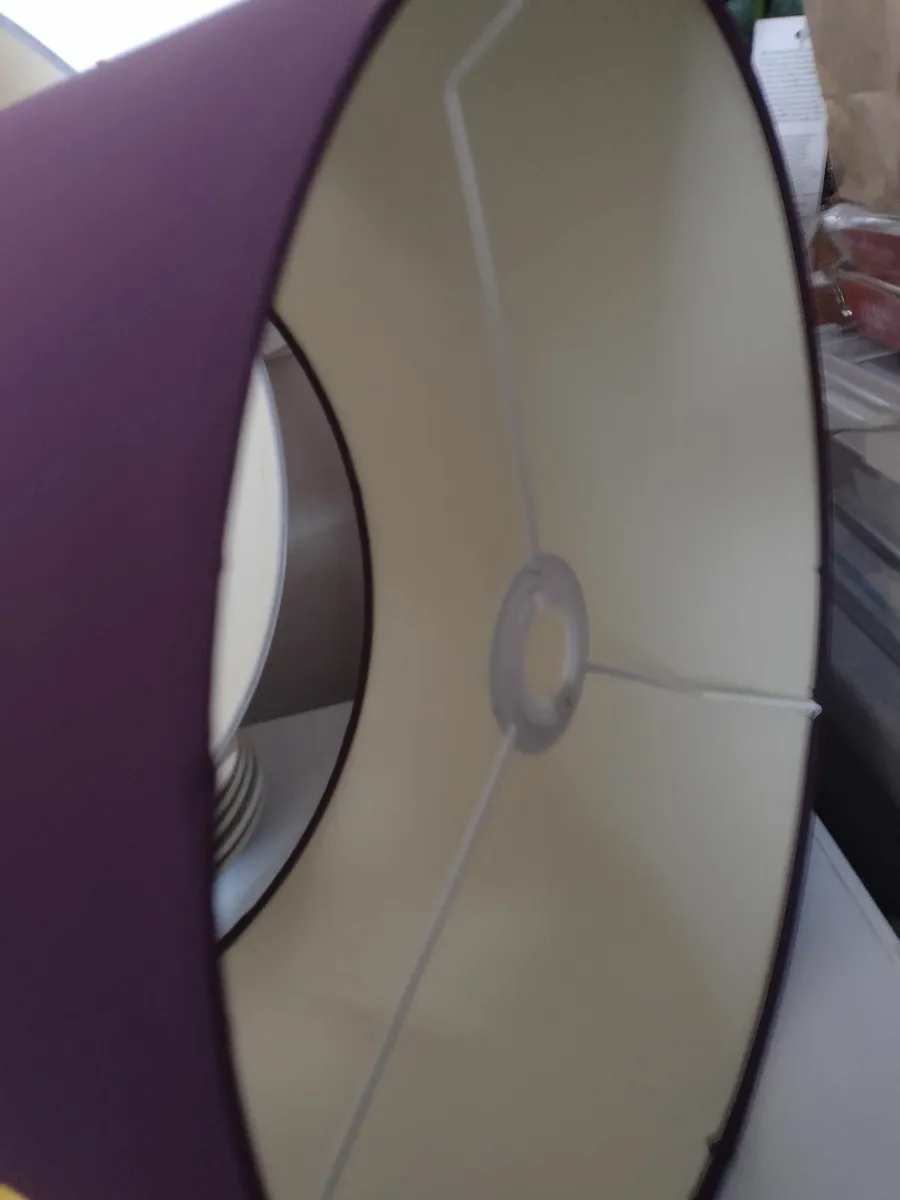 Large purple lamp/ceiling shade - Image 4