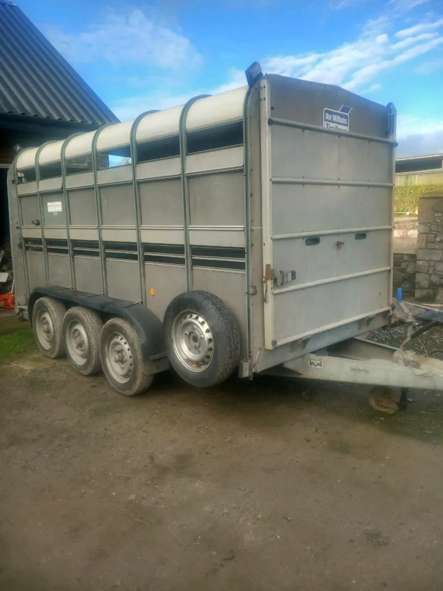 12x6 tri axle cattle trailer - Image 1