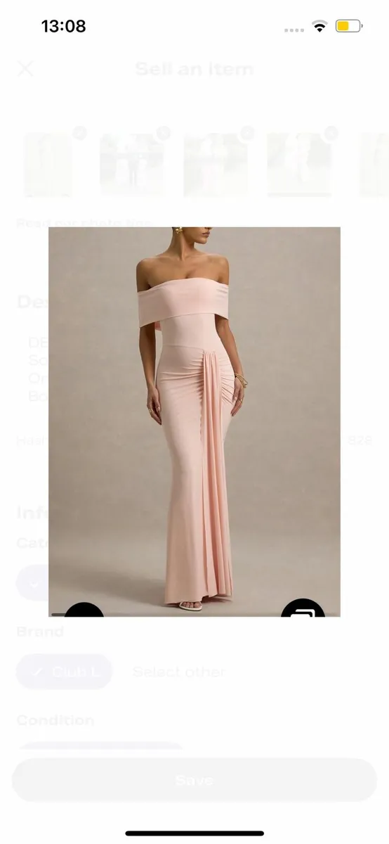 DELMA baby pink bodycon maxi dress🌸
So flatter on - Image 1