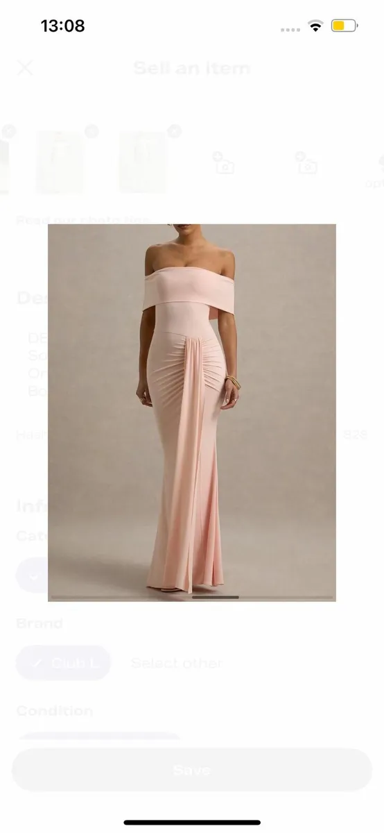 DELMA baby pink bodycon maxi dress🌸
So flatter on - Image 2