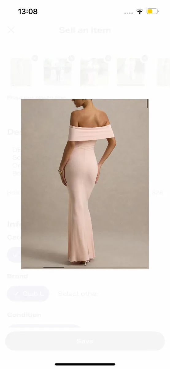 DELMA baby pink bodycon maxi dress🌸
So flatter on - Image 3