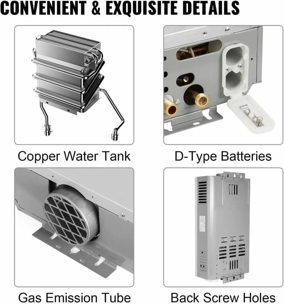 Tankless Gas Water Heater 20L For Caravan - Image 3