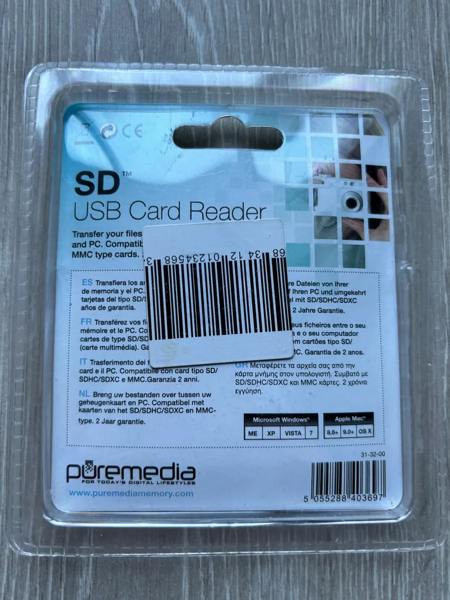 PureMedia SD USB card reader – compatible with sd/ - Image 2