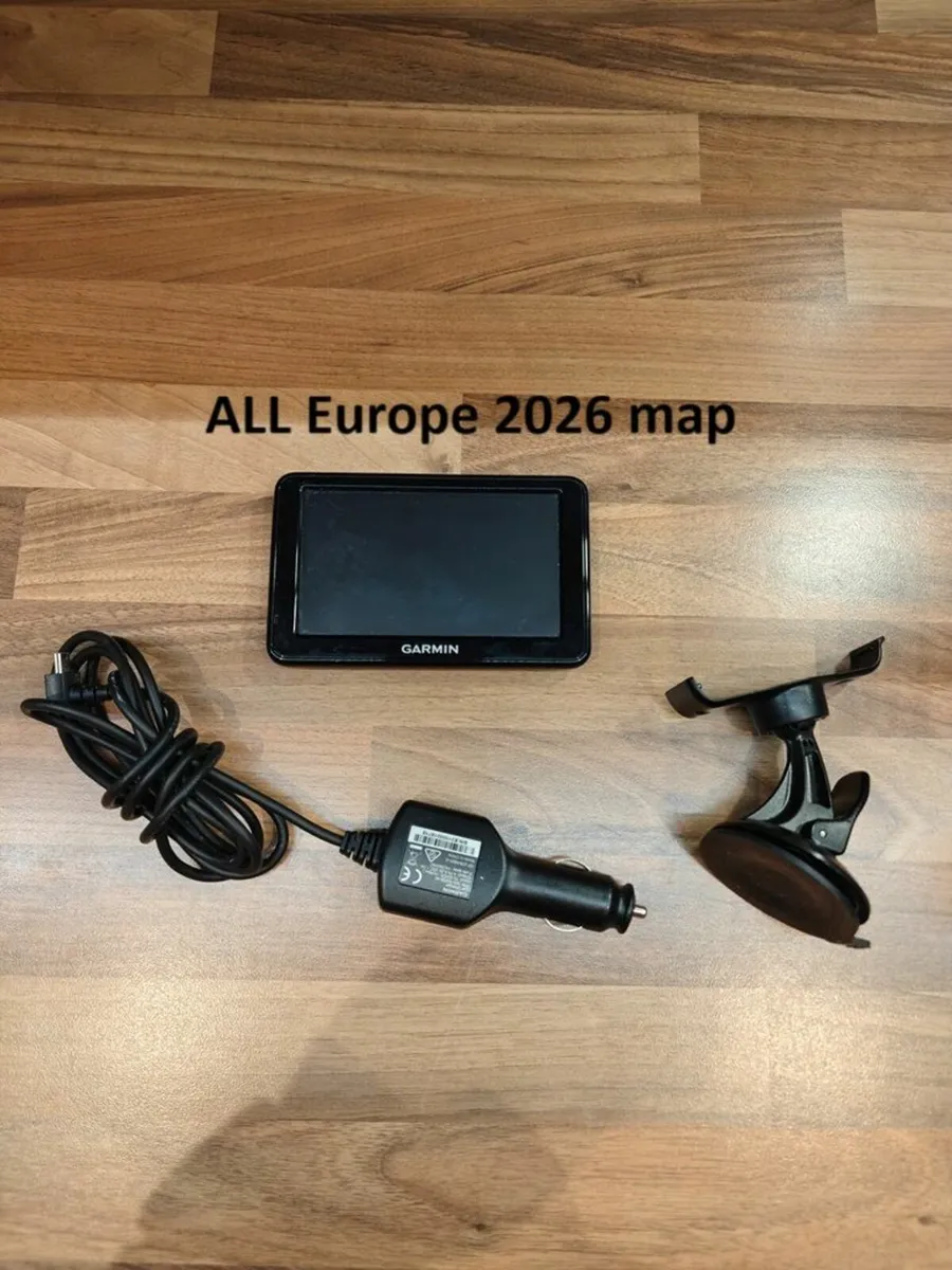 Garmin 2495LM sat nav - 2026 All Europe map - Image 1