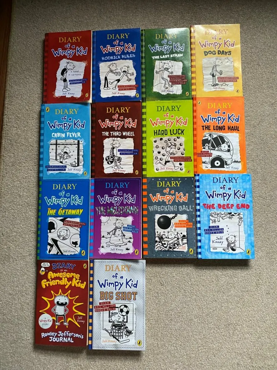 Dairy of a Wimpy Kid Book Collection - Image 1