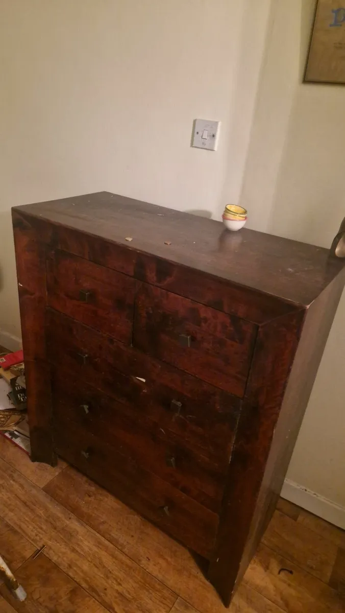 Antique Vintage Chest of Drawers - Image 2