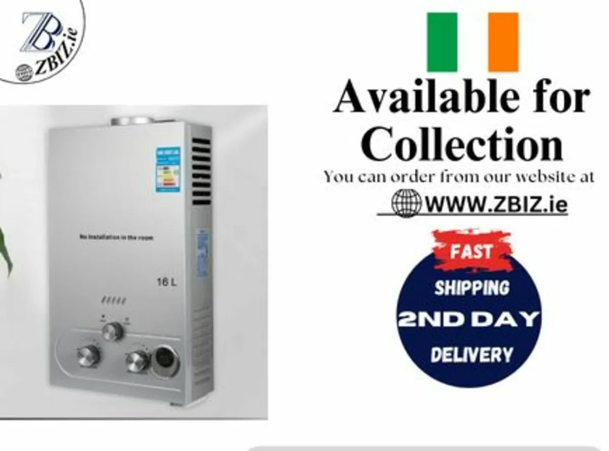 16L  LPG Instant Tankless Gas Water Heater - Image 1