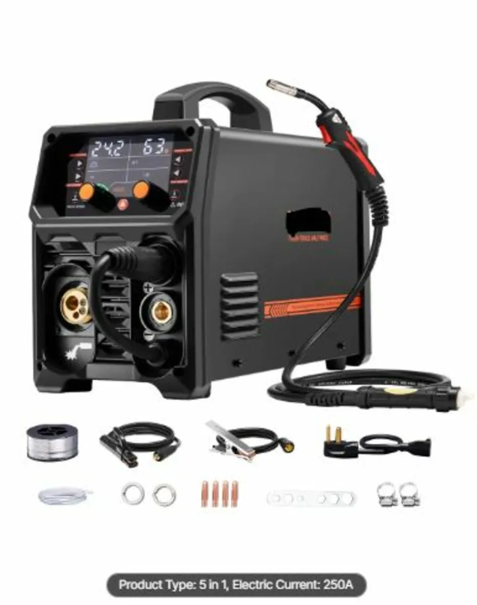 Pro MIG Welder, 250Amp Pluse Mig Welding Machine, - Image 1