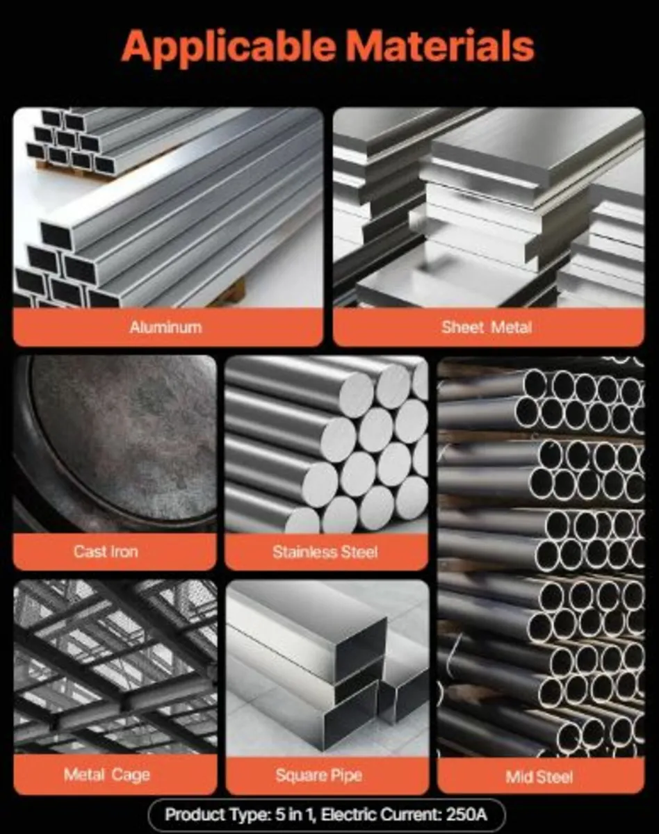 Pro MIG Welder, 250Amp Pluse Mig Welding Machine, - Image 4