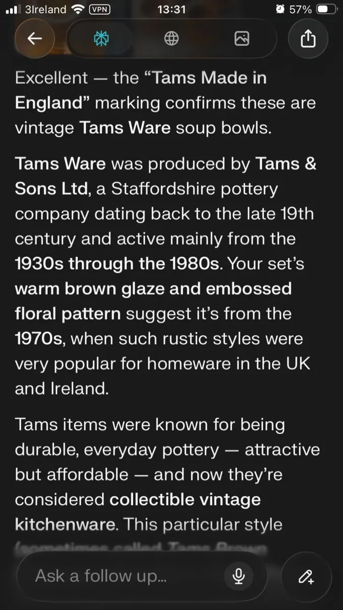 4 Tham soup bowls - Image 2