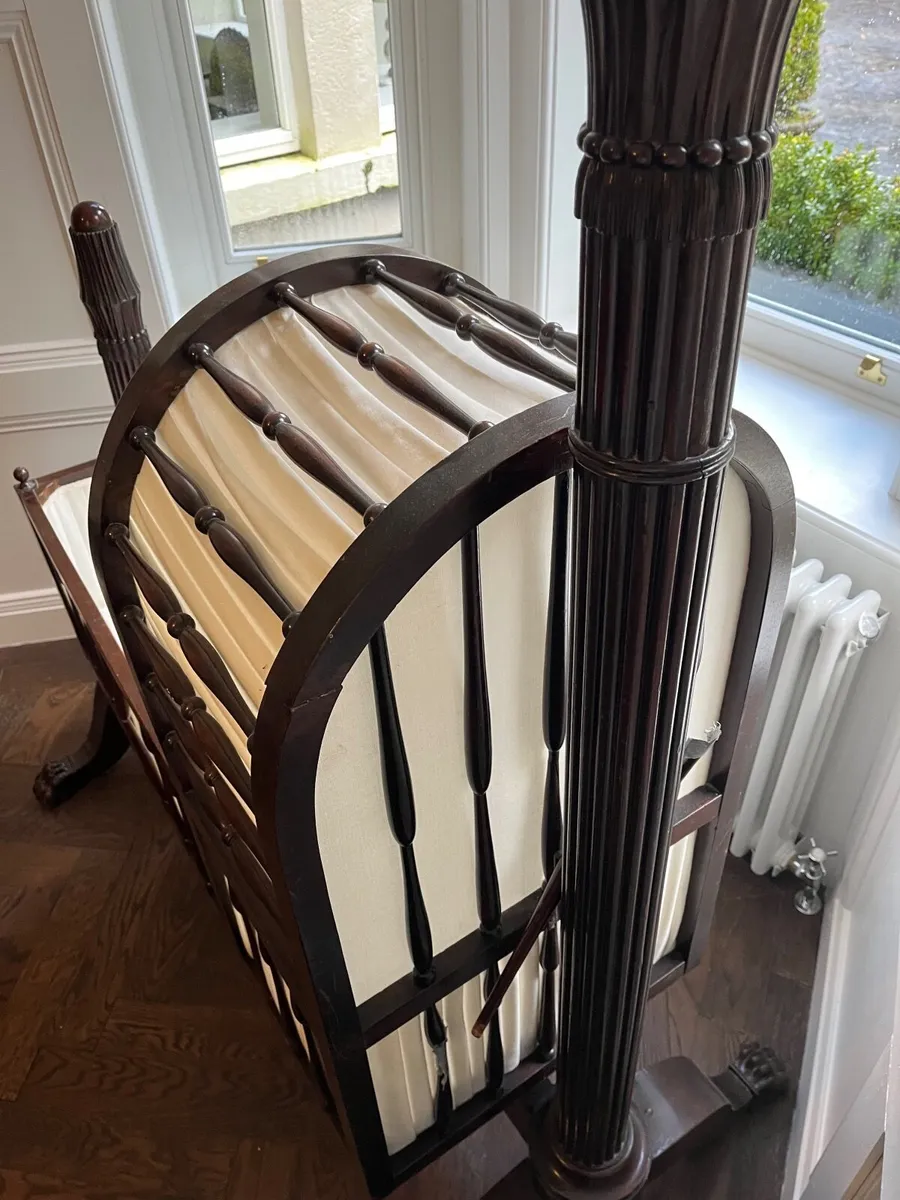 Period Mahogany Crib / Cot - Image 4