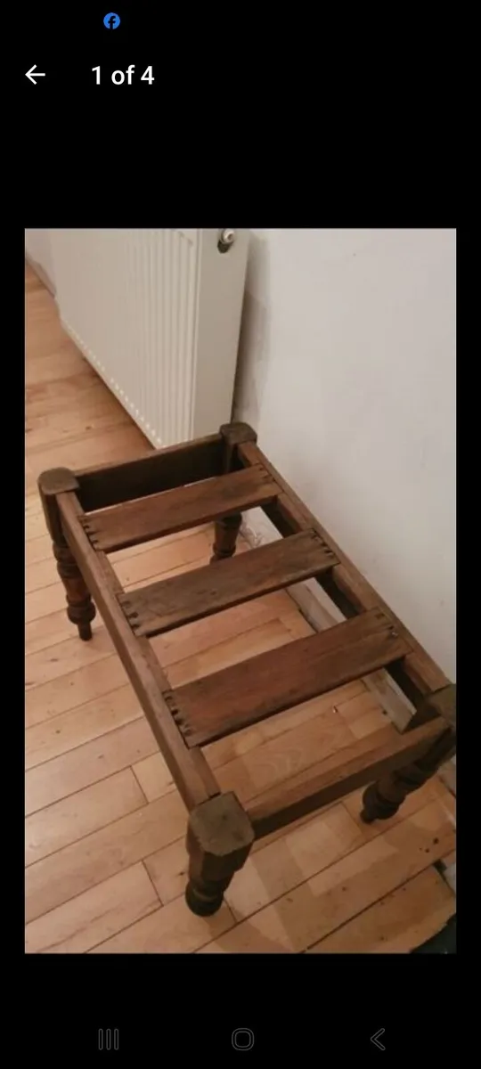 antique hotel luggage stand miller and beatty - Image 3