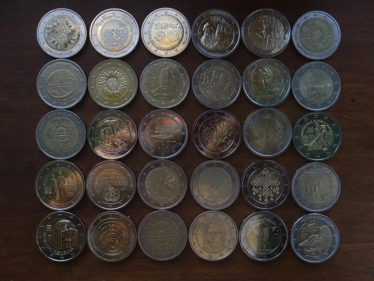 2 euras coins - Image 2