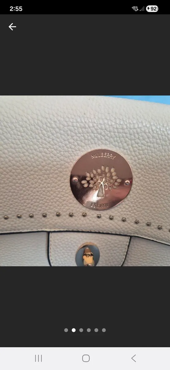 Mulberry cream crossbody bag - Image 2