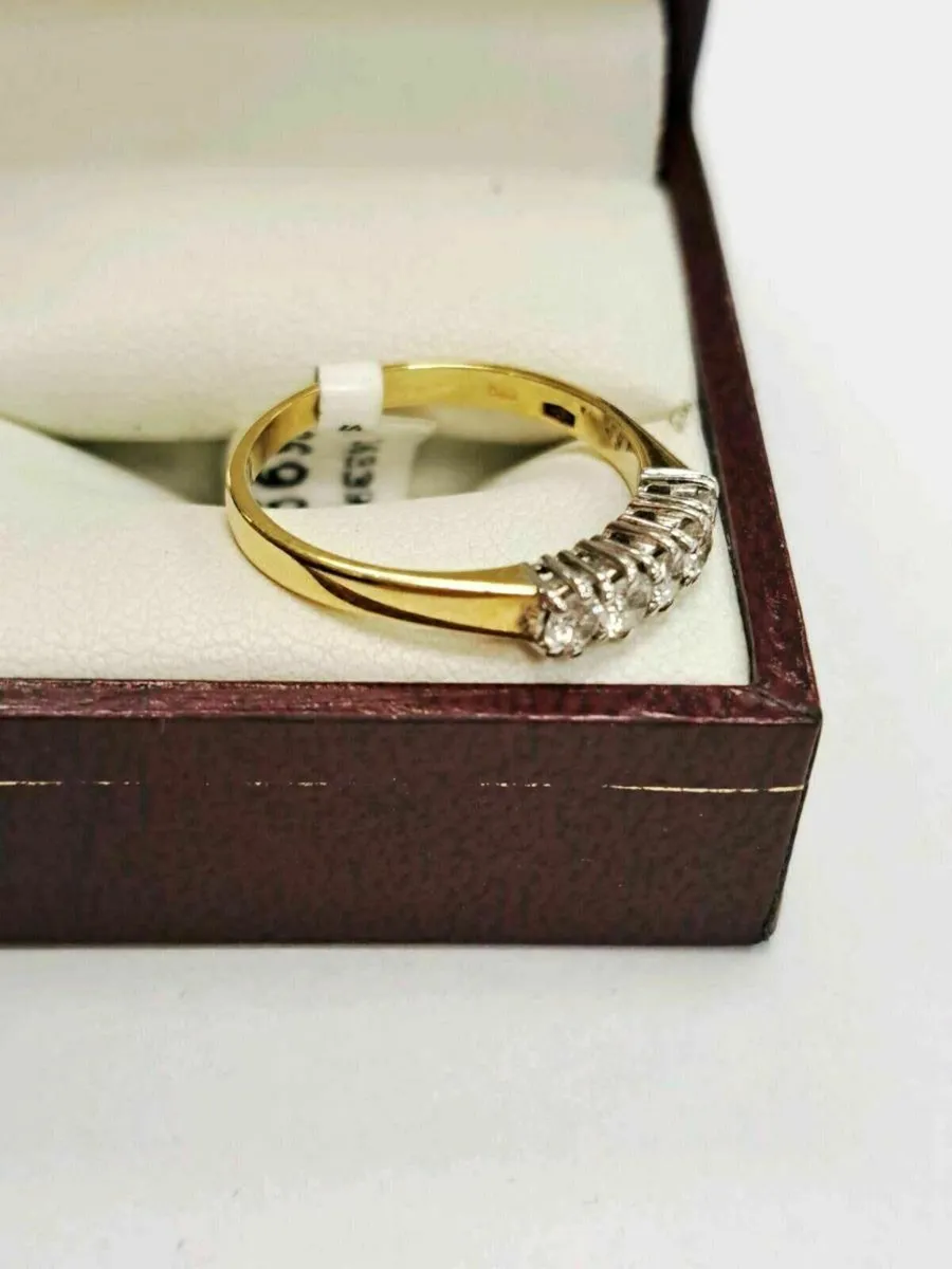 18K Gold Diamond Ring 18CT - Image 2