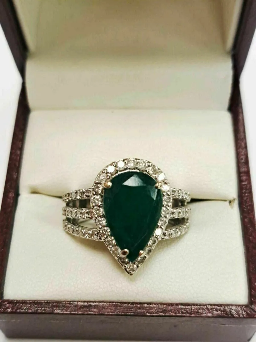 9K White Gold Ring 9CT - Image 4