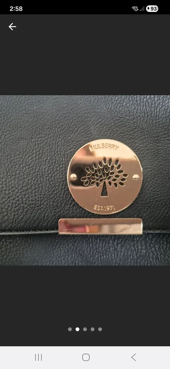 Mulberry black crossbody bag - Image 2